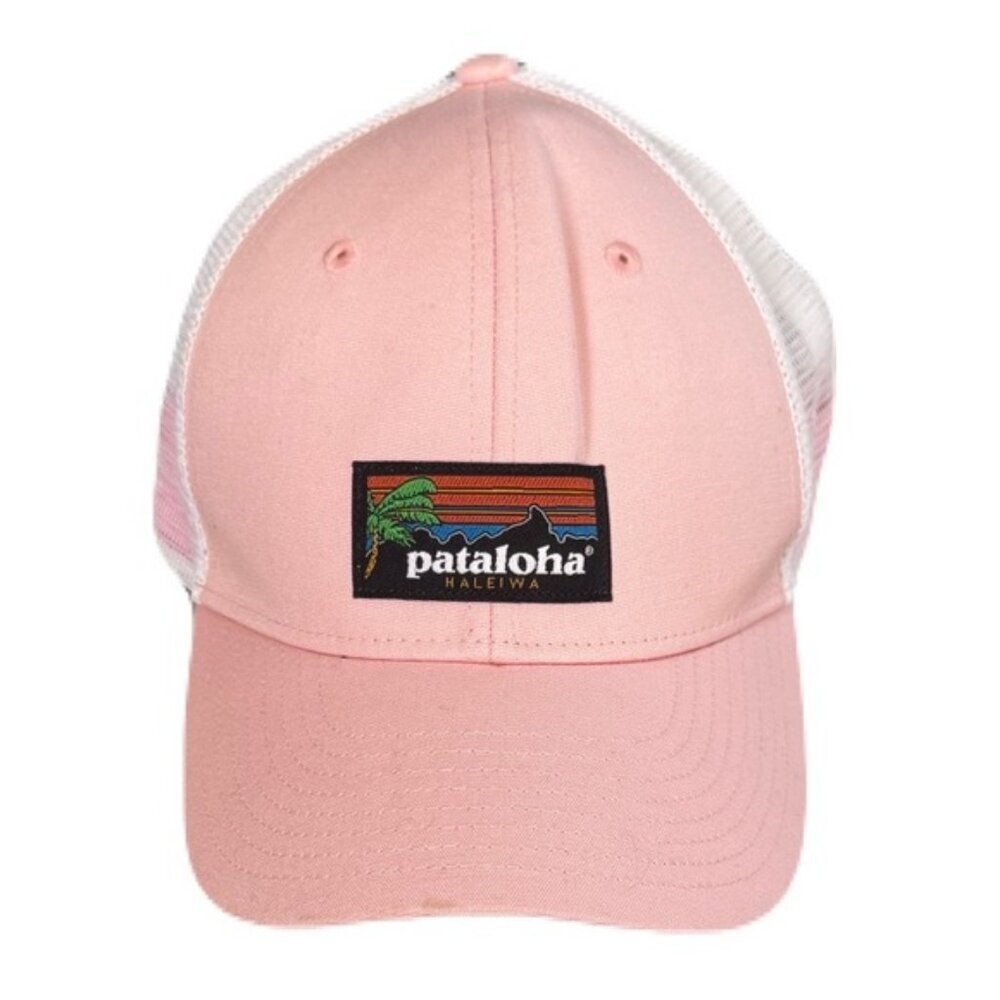 Patagonia Pataloha Haleiwa Snap Back Hat Hawaii Pink White
